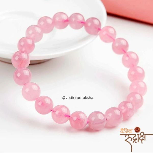97-min Rose Quartz Love Attraction Bracelet – Heart Chakra Balancer for Male & Male - Image 1