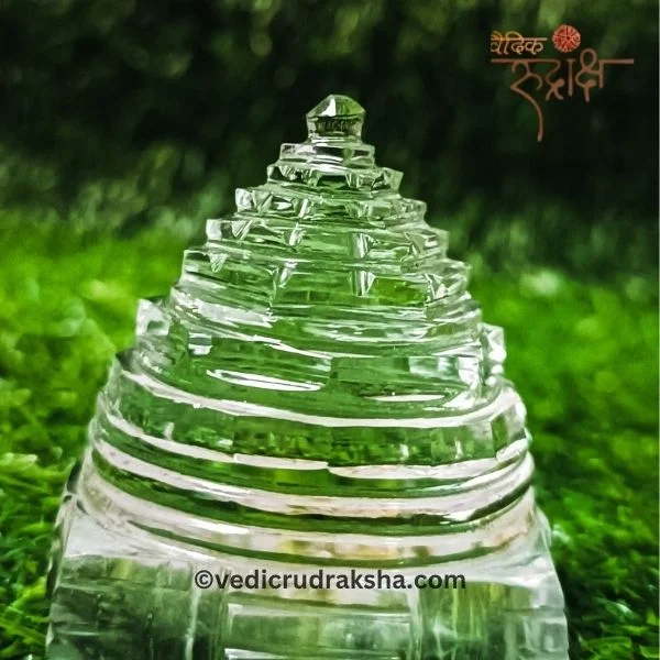 VR-Products Maha Meru Shree Yantra Real Sphatik | Meru Shree Yantra - Image 1