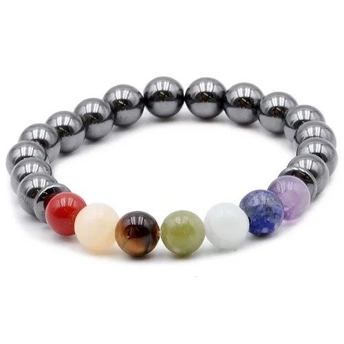 WhatsApp-Image-2025-04-07-at-1.29.05-PM Natural Hematite Bracelet with 7 Chakra Stones | Healing & Protection - Image 1